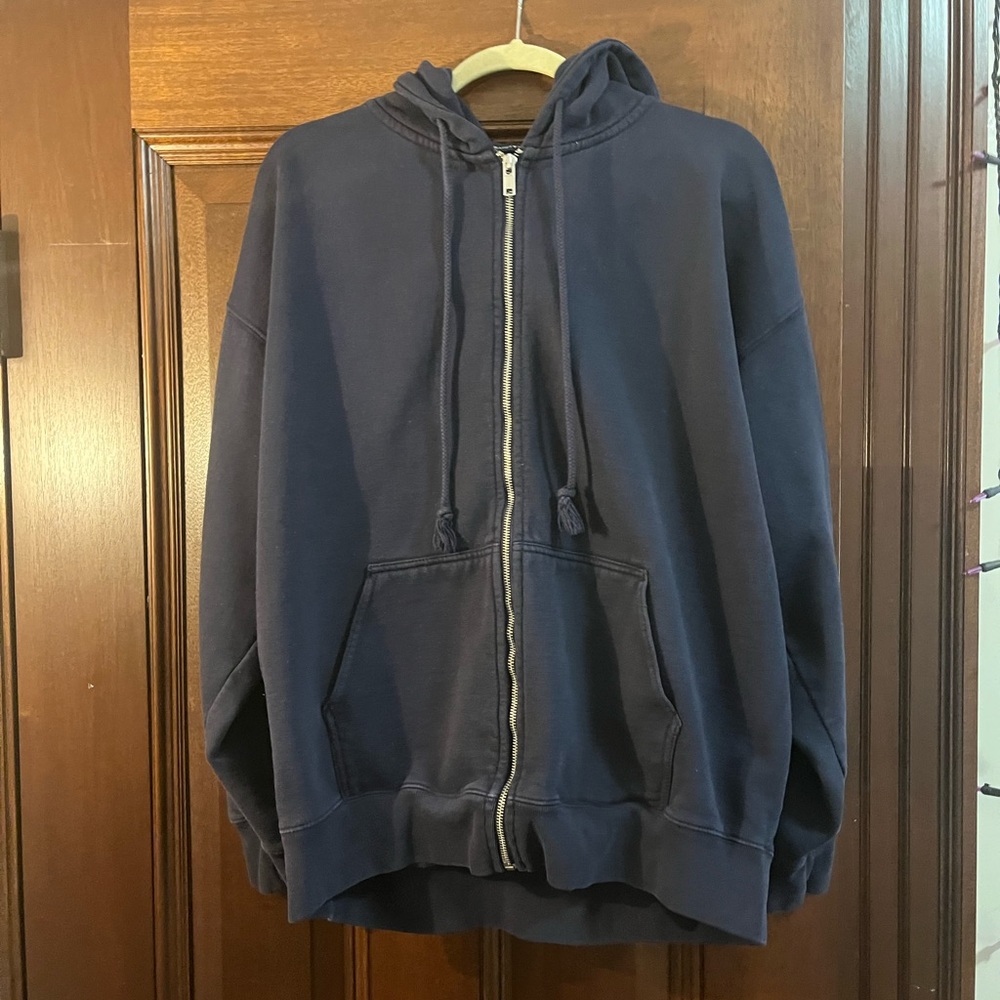 brandy melville christy hoodie navy